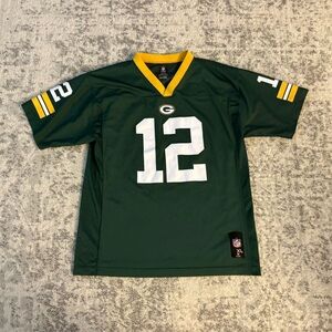Youth XL NFL Aaron Rodgers Green Bay Packers Jersey.